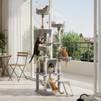 DUMOS Tall Cat Tree 75 Inch, Large Multi-Level Cat Tree Tower - Image 6