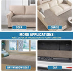 H.VERSAILTEX Plush Chenille Pet Couch Cover Thick Soft Sofa Cover - Image 6