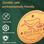 2 Pcs Bird Bath Copper Disk, 2mm Thick Reinforced Copper Cleaning Disk - Image 3