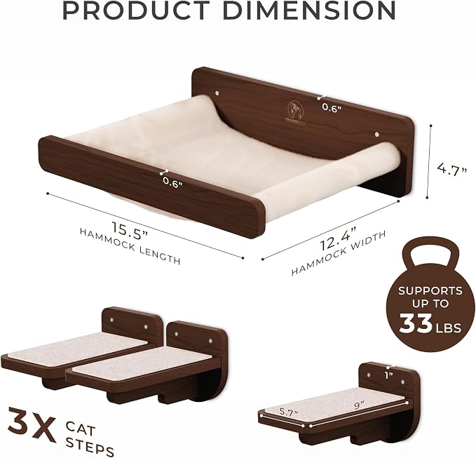 Space-Saving Cat Wall Shelves – Interactive Cat Wall Climber - Image 2