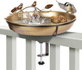 Metal Deck Mounted Bird Bath by KAPWALL