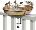 Metal Deck Mounted Bird Bath by KAPWALL