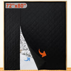Reversible Wide Magnetic Thermal Insulated Door Curtain by Unknown