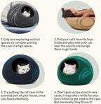 MEOWFIA Cat Cave – Premium Felt Cat Bed - Image 8