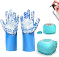 2PCS Dog Washing Gloves and Dog Shampoo Brush, Dog Bath Supplies Dog and Cat by IDQQUQQ