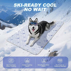 Dog Cooling Mat, Cooling Mat for Dogs, Breathable Dog Bed - Image 2