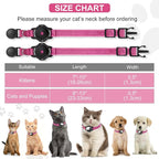 Luminous AirTag Cat Collar Breakaway, OUCWLTAG GPS Cat Collar - Image 6