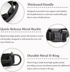 Tactical Dog Collar, Adjustable Military Training Nylon Dog Collar - Image 3