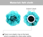 Leinuosen 14 Pcs Flower for Dog Collar Pet Collar Flowers Charms Multi Color - Image 2