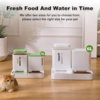 Gravity Cat Feeder and Water Dispenser, 2 in 1 Automatic Cat Feeder - Image 7