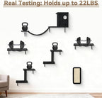 6-in-1 Cat Wall Shelves, Wall-Mounted Cat Furniture - Image 5