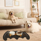 Pet Mats for Food and Water Dog Cat Food Mats Pet Feeding Mat Anti-Slip No - Image 7