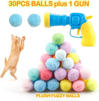 31Pcs Cat Ball Toy Launcher Gun, Cat Balls Fetch Toy, Funny Interactive Cat Toys - Image 3