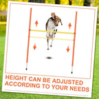 8 Set Dog Agility Jump Adjustable Dog Agility Hurdle Training Equipment - Image 5