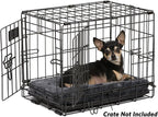 MidWest Homes for Pets QuietTime XXS Dog Bed – Gray Faux Fur Bolster, - Image 3