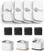 PETLIBRO Cat Water Fountain Filter, 4 Packs Cat Fountain Filter Replacement & by PETLIBRO