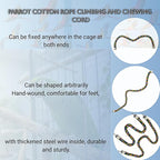 Bird Rope Perches, Parrot Toys, Bungee Rope Perches - Image 4