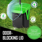 Pooper Scooper Swivel Bin & Rake - Image 4