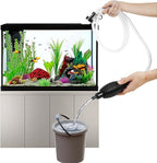 7ft Aquarium Gravel Vacuum Cleaner, Fish Tank Water Changer, Hand Pump Siphon - Image 2