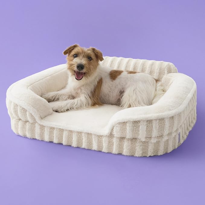 LE SURE Cute Dog Bed Medium Size Dog, Orthopedic Waterproof Medium Pet Beds by Lesure