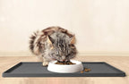 CatGuru Cat Food Mat, Small & Large Feeding Mats, 100% Waterproof Silicone Pet - Image 7
