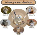 Cat Hammock for Cage, Soft Warm Hanging Bed for Kitten, Guinea Pig, Chinchilla - Image 5