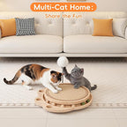 Cat Scratcher Board, 3-in-1 Cat Scratcher & Activity Center - Image 7