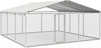 15'x15' Large Outdoor Dog Kennel, Heavy Duty Dog Enclosure by docagt