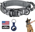 DAGANXI Tactical Dog Collar, Adjustable Military Training Nylon Dog Collar by DAGANXI