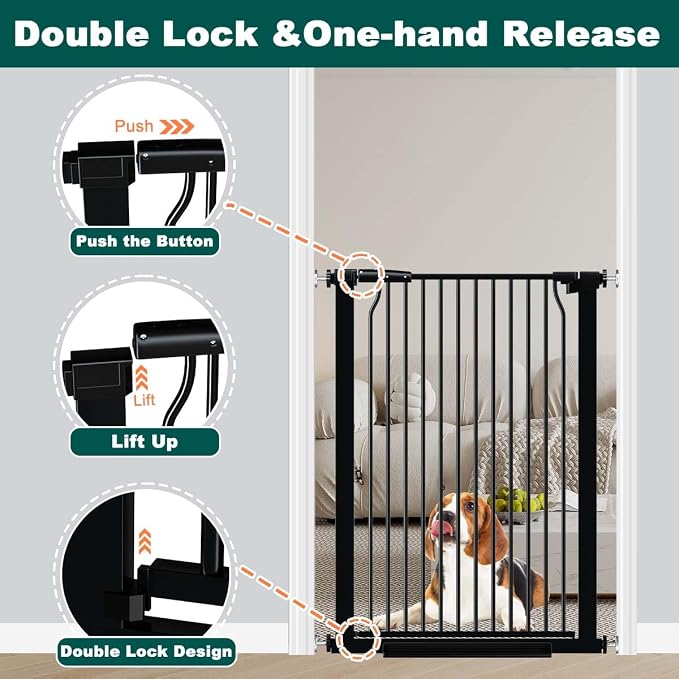 Fairy Baby 40.5" Extra Tall Baby Gate - Image 4