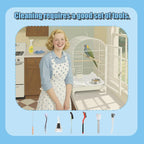 Bird Cage Cleaning Brush Tool Set, Bird Cage Cleaner, Suitable - Image 7