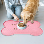 Dog Food Mat Anti-Slip Silicone Dog Bowl Mat Thicker Pet Placemat Waterproof - Image 8