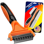 3PCS Pet Grooming Rake & Metal Comb & Flea Comb - Image 3