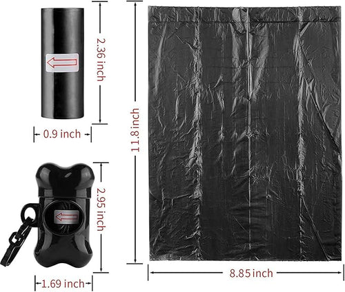 10 Pack Bone Shaped Poop Bag Dispenser Pet Waste Disposal Bag Dispenser - Image 2