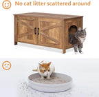 Homhedy 39.4" L Cat Litter Box Enclosure, Pet House - Image 3
