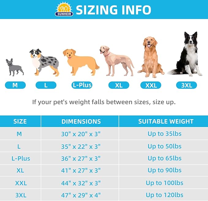 Sunheir Orthopedic Dog Bed for Medium Dogs, Waterproof Deluxe Plush Dog Crate - Image 6