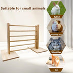 Hamiledyi Rabbit Jump Bar Rabbit Adjustable Hurdles Wooden Obstacle Exercise - Image 7