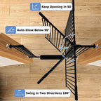 40.5" Extra Tall Baby Gate No Drill, 54.7"-60.2" Extra Wide Dog Pet Gate Indoor - Image 7