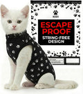 Kitten Recovery Suit Female, Kitten Onesie After Spay, Cat Surgery Suit Female by KediPetSolutions