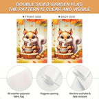 Fall Everyday Garden Flag 12x18 Inch Cute Red Squirrel - Image 4
