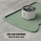 OHMO Dog Food Mat w/Residue Collection Pocket Silicone Pet Feeding Mat - Image 6