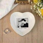 Custom Photo Ring Dish, Personalized Couple Portrait Picture Trinket Tray - Image 5