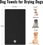 3 Pack Microfiber Dog Towels for Drying Dogs, Super Absorbent and Soft Pet - Image 3