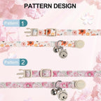 Lionet Paws 2pcs Pack Cotton Cat Collar, Breakaway Buckle - Image 3