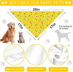 Birthday Dog Bandanas, Double Side Reversible Large Pet Bandanas, Celebration - Image 3