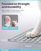 Tomxcute Extra Thick Pet Feeding Mat 19.7" x 14.2", BPA-Free Food-Grade PVC - Image 4