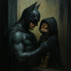 Black Cat Cloak with Hood for Indoor Cats, Funny Superhero Cosplay Halloween - Image 4