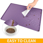 Ptlom Dog Food Mat Anti-Slip Pet Bowl Mats - Image 6