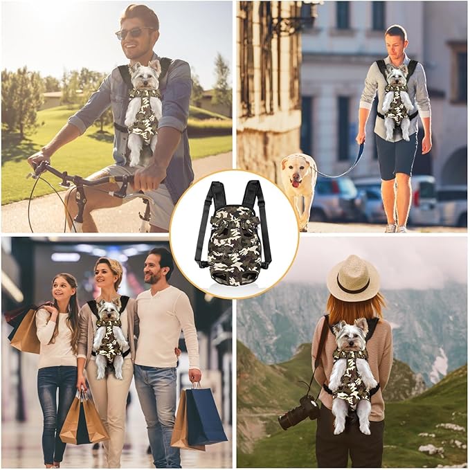 YUDODO Pet Dog Carrier Backpack Adjustable Dog Front Carrier, Legs Out Easy-Fit - Image 6