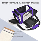 Henkelion Large Cat Carriers Dog Carrier Pet Carrier - Image 2